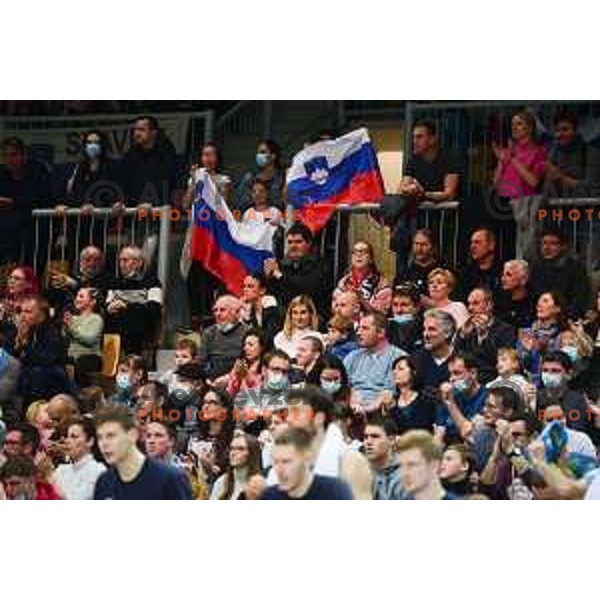 in action during World Cup Qualifiers basketball match between Slovenia and Finalnd in Koper, Slovenia on February 28, 2022