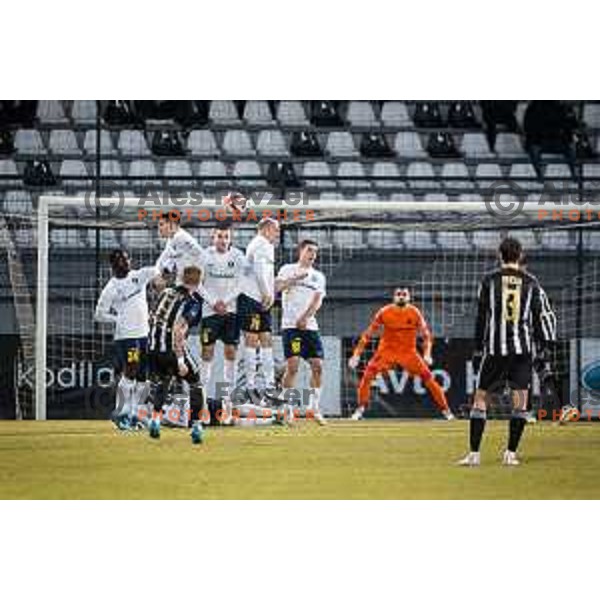 in action during Prva liga Telemach football match between NS Mura and Celje in Fazanerija, Murska Sobota, Slovenia on March 2, 2022. Photo: Jure Banfi/www.alesfevzer.com
