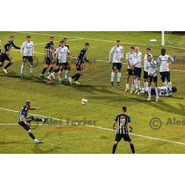 in action during Prva liga Telemach football match between NS Mura and Celje in Fazanerija, Murska Sobota, Slovenia on March 2, 2022. Photo: Jure Banfi/www.alesfevzer.com