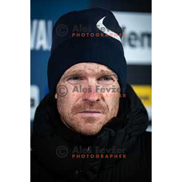 Simon Rozman, head coach of Celje during Prva liga Telemach football match between NS Mura and Celje in Fazanerija, Murska Sobota, Slovenia on March 2, 2022. Photo: Jure Banfi/www.alesfevzer.com
