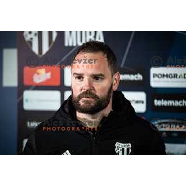 Damir Contala, head coach of NS Mura during Prva liga Telemach football match between NS Mura and Celje in Fazanerija, Murska Sobota, Slovenia on March 2, 2022. Photo: Jure Banfi/www.alesfevzer.com
