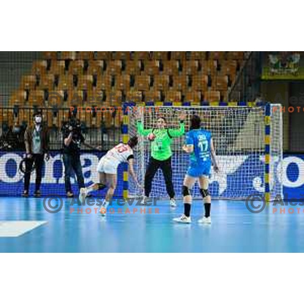Maja Vojnovic in action during Slovenia-North Macedonia, EURO Cup Women 2022 Group phase in Celje, Slovenia on March 3, 2022