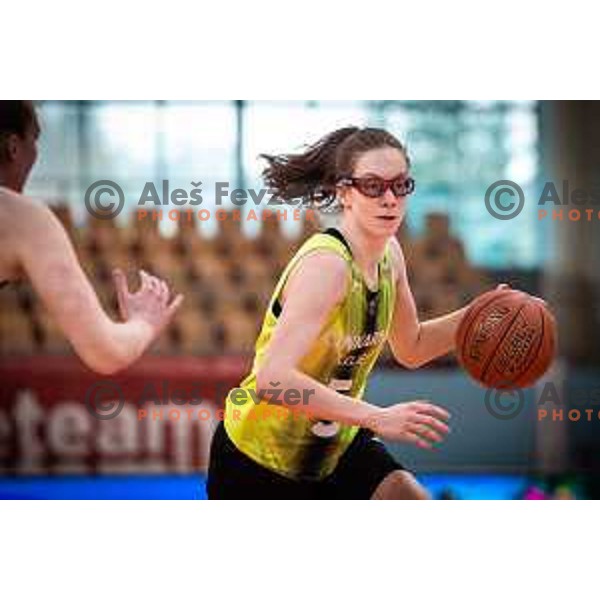 in action during Slovenian Cup semi-final basketball match between Cinkarna Celje and Grosuplje in Dvorana Lukna, Maribor, Slovenia on March 5, 2022. Photo: Jure Banfi/www.alesfevzer.com