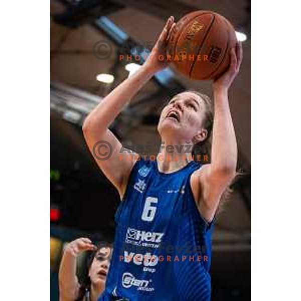 in action during Slovenian Cup semi-final basketball match between VBO Maribor and Triglav in Dvorana Lukna, Maribor, Slovenia on March 5, 2022. Photo: Jure Banfi/www.alesfevzer.com