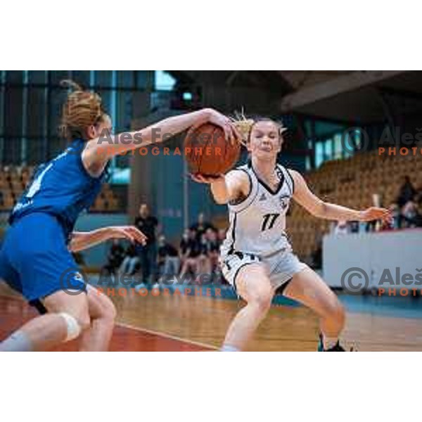 in action during Slovenian Cup semi-final basketball match between VBO Maribor and Triglav in Dvorana Lukna, Maribor, Slovenia on March 5, 2022. Photo: Jure Banfi/www.alesfevzer.com