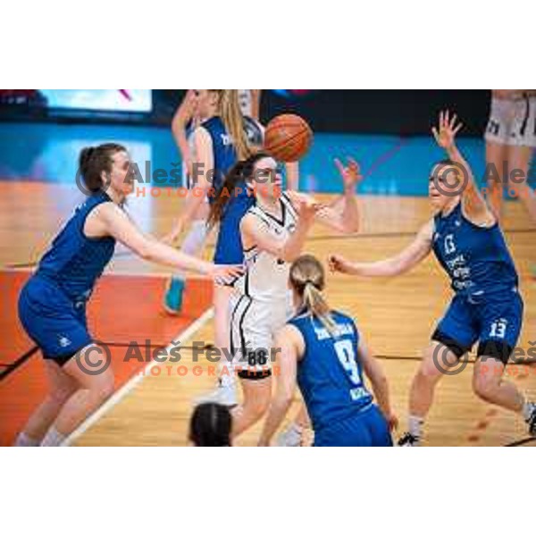 in action during Slovenian Cup semi-final basketball match between VBO Maribor and Triglav in Dvorana Lukna, Maribor, Slovenia on March 5, 2022. Photo: Jure Banfi/www.alesfevzer.com