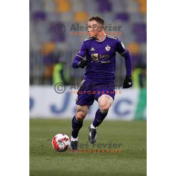Djordje Ivanovic in action during Prva Liga Telemach 2021-2022 football match between Maribor and Bravo in Maribor, Slovenia on March 6, 2022