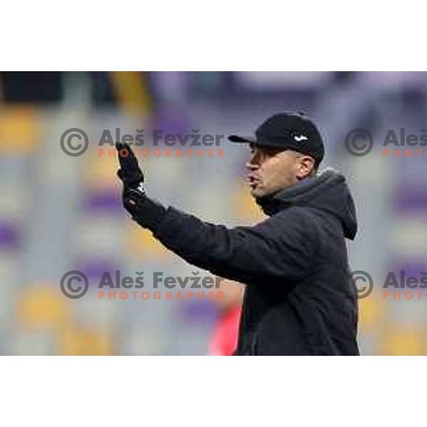 Head coach Dejan Grabic during Prva Liga Telemach 2021-2022 football match between Maribor and Bravo in Maribor , Slovenia on March 6, 2022 