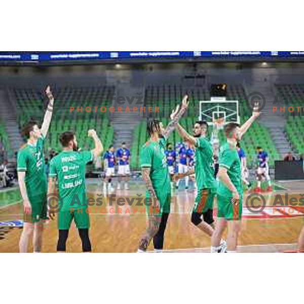 Marko Radovanovic of Cedevita Olimpija in action during 7days EuroCup regular season basketball match between Cedevita Olimpija and Buducnost Voli in Stozice, Arena, Ljubljana, Slovenia on March 8, 2022