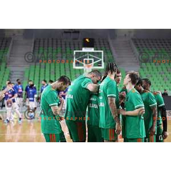 Zoran Dragic of Cedevita Olimpija in action during 7days EuroCup regular season basketball match between Cedevita Olimpija and Buducnost Voli in Stozice, Arena, Ljubljana, Slovenia on March 8, 2022