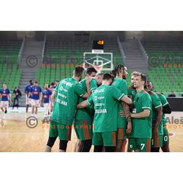 Dan Duscak of Cedevita Olimpija during 7days EuroCup regular season basketball match between Cedevita Olimpija and Buducnost Voli in Stozice, Arena, Ljubljana, Slovenia on March 8, 2022