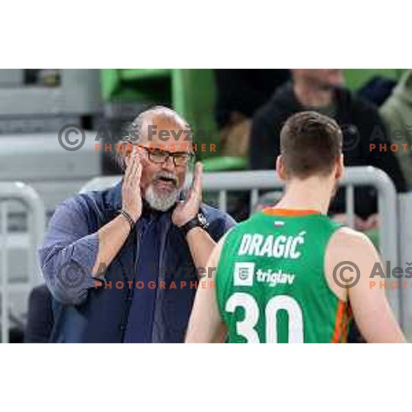 Aleksandar Dzikic during 7days EuroCup regular season basketball match between Cedevita Olimpija and Buducnost Voli in Stozice, Arena, Ljubljana, Slovenia on March 8, 2022