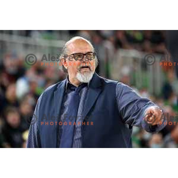 Aleksandar Dzikic during 7days EuroCup regular season basketball match between Cedevita Olimpija and Buducnost Voli in Stozice, Arena, Ljubljana, Slovenia on March 8, 2022