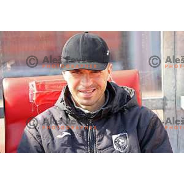 Head coach Dejan Grabic during Prva Liga Telemach 2021-2022 football match between Bravo and Tabor CB 24 Sezana in Ljubljana , Slovenia on March 9, 2022