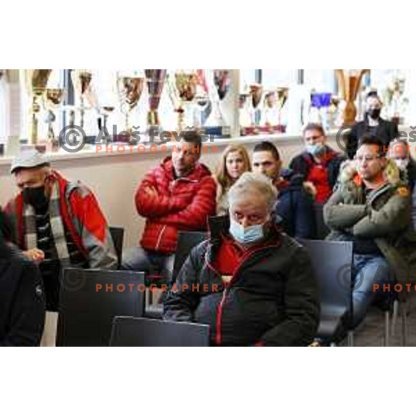 General Assembly of HK Acroni Jesenice in Podmezakla Hall, Jesenice , Slovenia on March 9, 2022
