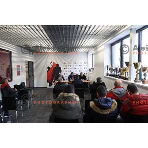 General Assembly of HK Acroni Jesenice in Podmezakla Hall, Jesenice , Slovenia on March 9, 2022