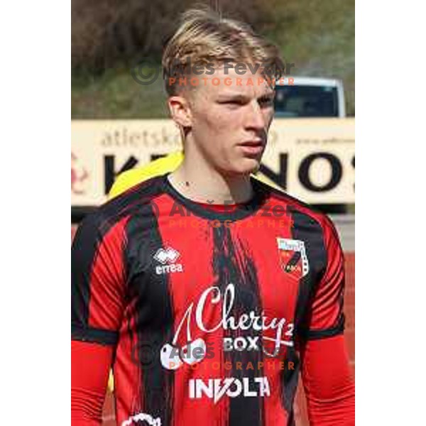 Vid Koderman during Prva Liga Telemach 2021-2022 football match between Bravo and Tabor CB 24 Sezana in Ljubljana , Slovenia on March 9, 2022