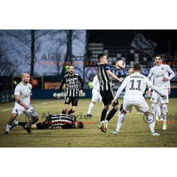 Tomi Horvat in action during Prva liga Telemach football match between NS Mura and Olimpija in Fazanerija, Murska Sobota, Slovenia on March 10, 2022. Photo: Jure Banfi/www.alesfevzer.com