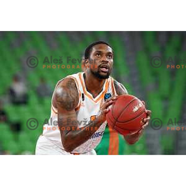 Kendrick Ray at 7days EuroCup regular season basketball match between Cedevita Olimpija and Promitheas in Stozice, Arena, Ljubljana, Slovenia on March 10, 2022