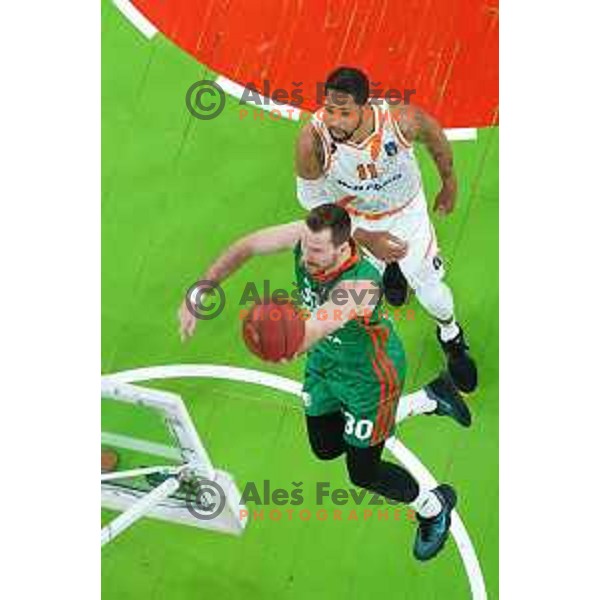 Zoran Dragic of Cedevita Olimpija in action during 7days EuroCup regular season basketball match between Cedevita Olimpija and Promitheas in Stozice, Arena, Ljubljana, Slovenia on March 10, 2022