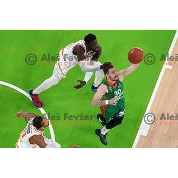 Zoran Dragic of Cedevita Olimpija in action during 7days EuroCup regular season basketball match between Cedevita Olimpija and Promitheas in Stozice, Arena, Ljubljana, Slovenia on March 10, 2022