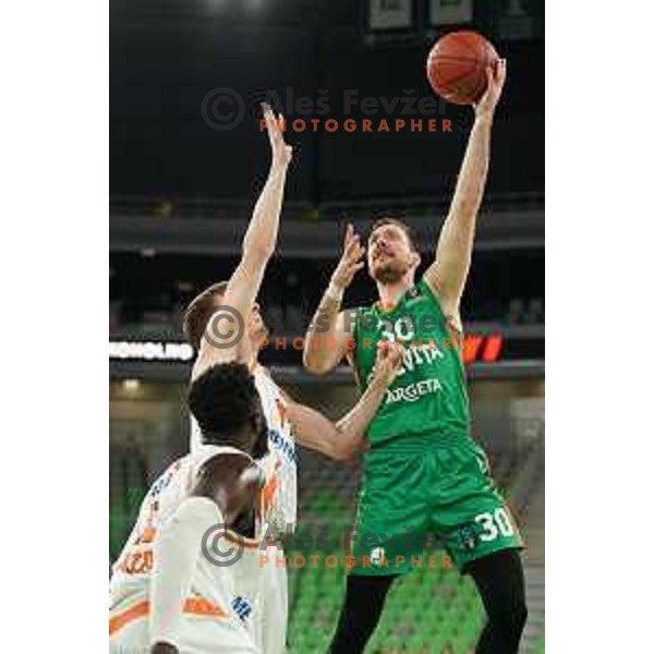 Zoran Dragic of Cedevita Olimpija in action during 7days EuroCup regular season basketball match between Cedevita Olimpija and Promitheas in Stozice, Arena, Ljubljana, Slovenia on March 10, 2022