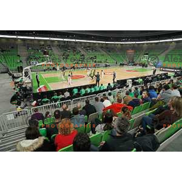 of Cedevita Olimpija in action during 7days EuroCup regular season basketball match between Cedevita Olimpija and Promitheas in Stozice, Arena, Ljubljana, Slovenia on March 10, 2022