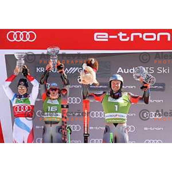 Henrik Kristoffersen (NOR), winner of AUDI FIS Ski World Cup Giant Slalom for 61.Vitranc Cup in Kranjska gora, Slovenia on March 12, 2022