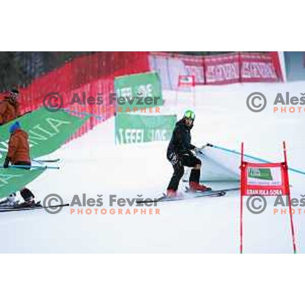 course inspection of AUDI FIS Ski World Cup Giant Slalom for 61.Vitranc Cup in Kranjska gora, Slovenia on March 13, 2022