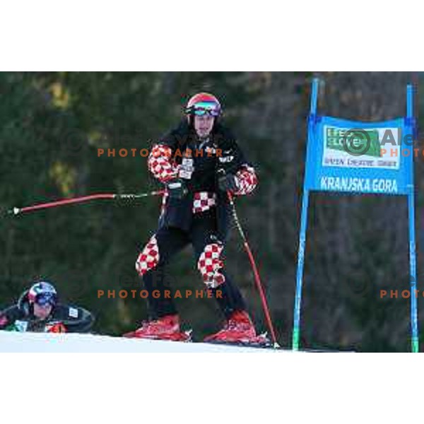 Filip Zubcic (CRO) during course inspection of AUDI FIS Ski World Cup Giant Slalom for 61.Vitranc Cup in Kranjska gora, Slovenia on March 13, 2022