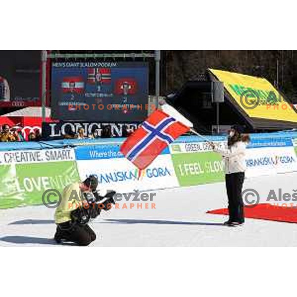 AUDI FIS Ski World Cup Giant Slalom for 61.Vitranc Cup in Kranjska gora, Slovenia on March 13, 2022