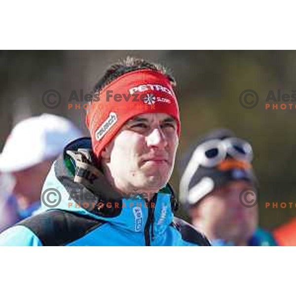 Zan Kranjec (SLO) at AUDI FIS Ski World Cup Giant Slalom for 61.Vitranc Cup in Kranjska gora, Slovenia on March 13, 2022
