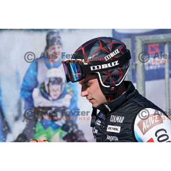 Zan Kranjec (SLO) at AUDI FIS Ski World Cup Giant Slalom for 61.Vitranc Cup in Kranjska gora, Slovenia on March 13, 2022