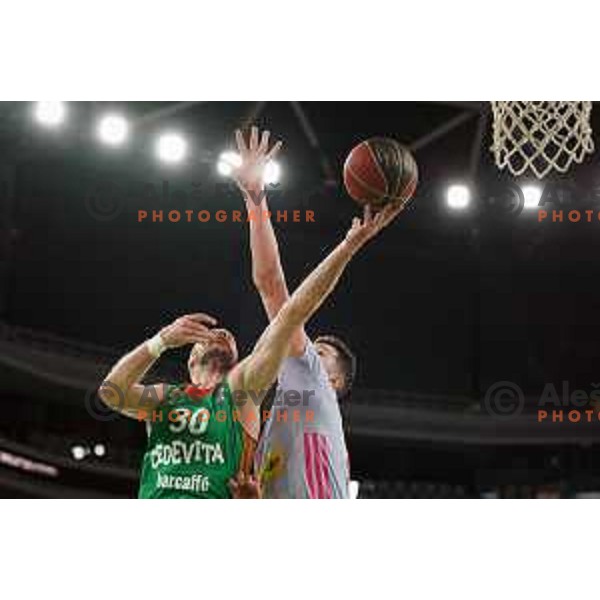 Zoran Dragic in action during ABA league regular season basketball match between Cedevita Olimpija and Mega Mozart in Stozice, Arena, Ljubljana, Slovenia on March 13, 2022