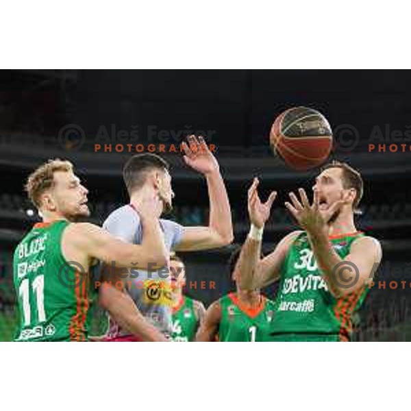 Zoran Dragic in action during ABA league regular season basketball match between Cedevita Olimpija and Mega Mozart in Stozice, Arena, Ljubljana, Slovenia on March 13, 2022
