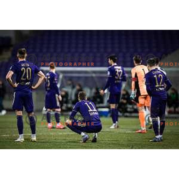 in action during Prva liga Telemach football match between Maribor and NS Mura in Ljudski vrt, Maribor, Slovenia on March 13, 2022. Photo: Jure Banfi/www.alesfevzer.com