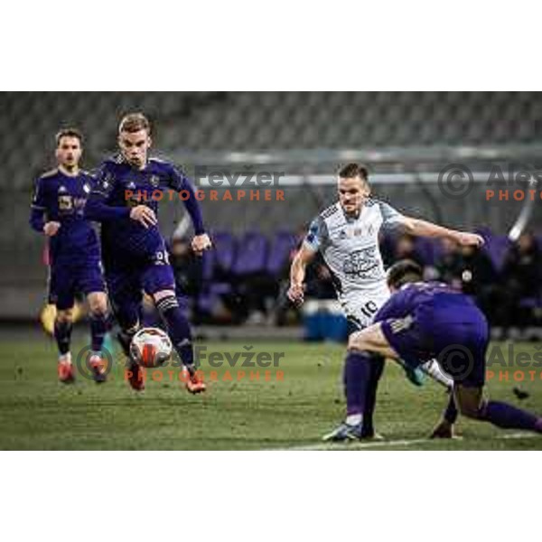 in action during Prva liga Telemach football match between Maribor and NS Mura in Ljudski vrt, Maribor, Slovenia on March 13, 2022. Photo: Jure Banfi/www.alesfevzer.com