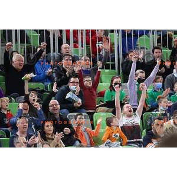 in action during ABA league regular season basketball match between Cedevita Olimpija and Mega Mozart in Stozice, Arena, Ljubljana, Slovenia on March 13, 2022
