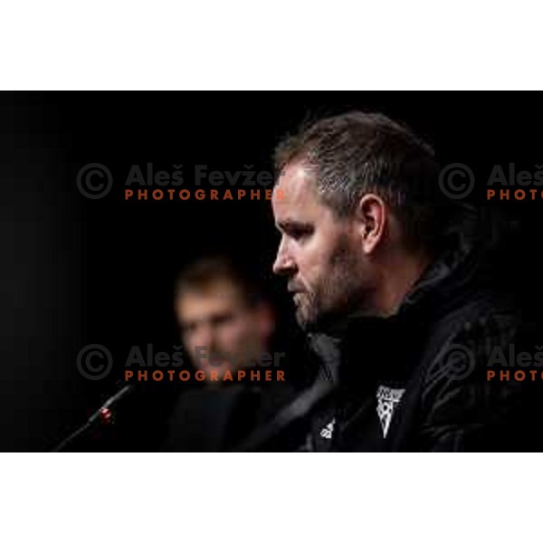 Damir Contala, head coach of NS Mura during press conference after Prva liga Telemach football match between Maribor and NS Mura in Ljudski vrt, Maribor, Slovenia on March 13, 2022. Photo: Jure Banfi/www.alesfevzer.com