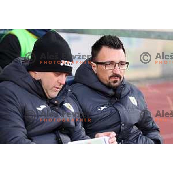 Nermin Basic, head coach of Kalcer Radomlje during Prva Liga Telemach 2021-2022 football match between Kalcer Radomlje and Bravo in Domzale, Slovenia on March 18, 2022 