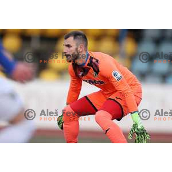 Emil Velic in action during Prva Liga Telemach 2021-2022 football match between Kalcer Radomlje and Bravo in Domzale, Slovenia on March 18, 2022 
