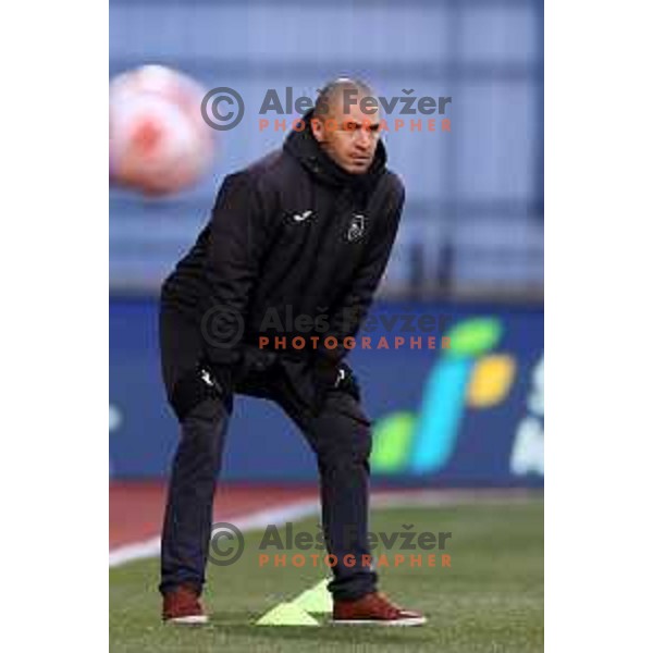 Dejan Grabic in action during Prva Liga Telemach 2021-2022 football match between Kalcer Radomlje and Bravo in Domzale, Slovenia on March 18, 2022 