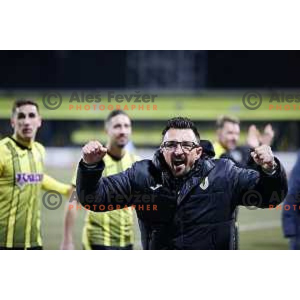 Nermin Basic, head coach of Kalcer Radomlje during Prva Liga Telemach 2021-2022 football match between Kalcer Radomlje and Bravo in Domzale, Slovenia on March 18, 2022 