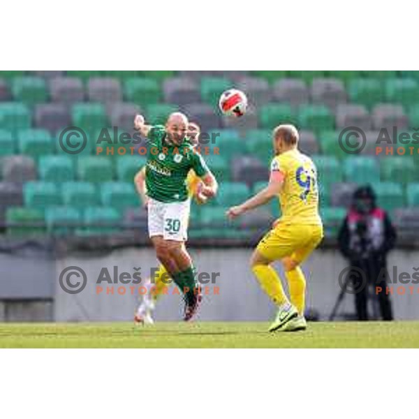 Of Olimpija In action during Prva Liga Telemach football match between Olimpija and Domzale in SRC Stozice, Ljubljana, Slovenia on March 20, 2022