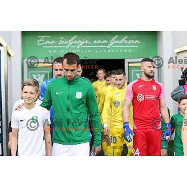 action during Prva Liga Telemach football match between Olimpija and Domzale in SRC Stozice, Ljubljana, Slovenia on March 20, 2022