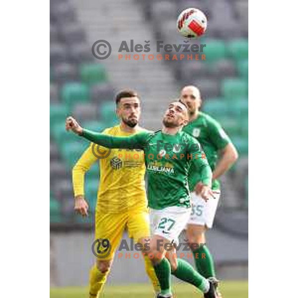 Aljosa Matko of Olimpija in action during Prva Liga Telemach football match between Olimpija and Domzale in SRC Stozice, Ljubljana, Slovenia on March 20, 2022