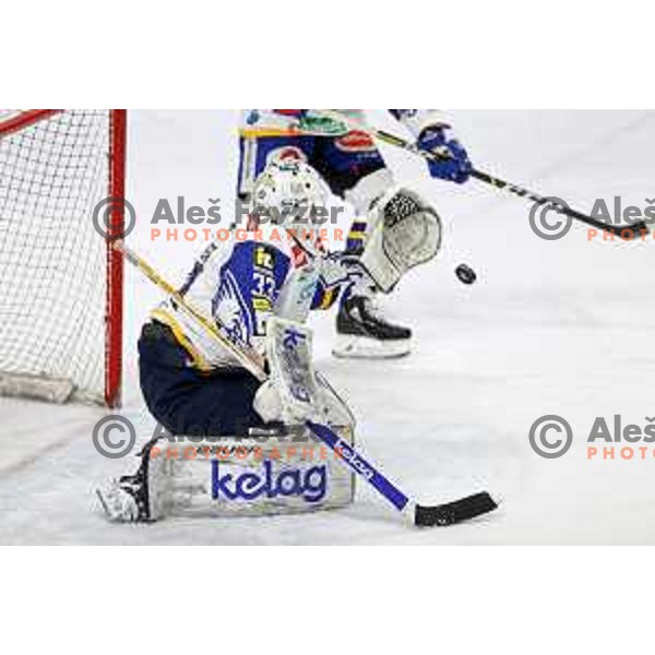 of SZ Olimpija in action during sixt game of quarter-final of IceHL between SZ Olimpija and VSV in Ljubljana, Slovenia on March 20, 2022