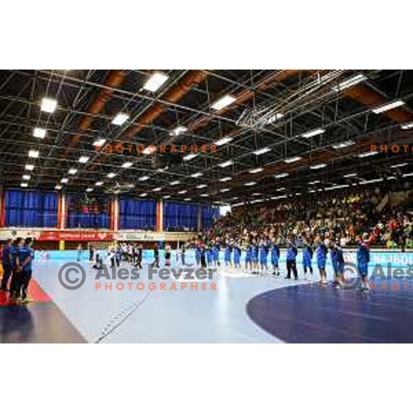 in action during World championship 2023 qualifications match between Slovenia and Italy in Celje, Slovenia on March 20, 2022