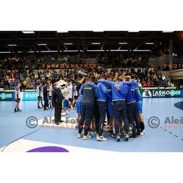 in action during World championship 2023 qualifications match between Slovenia and Italy in Celje, Slovenia on March 20, 2022
