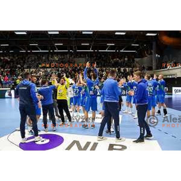 in action during World championship 2023 qualifications match between Slovenia and Italy in Celje, Slovenia on March 20, 2022